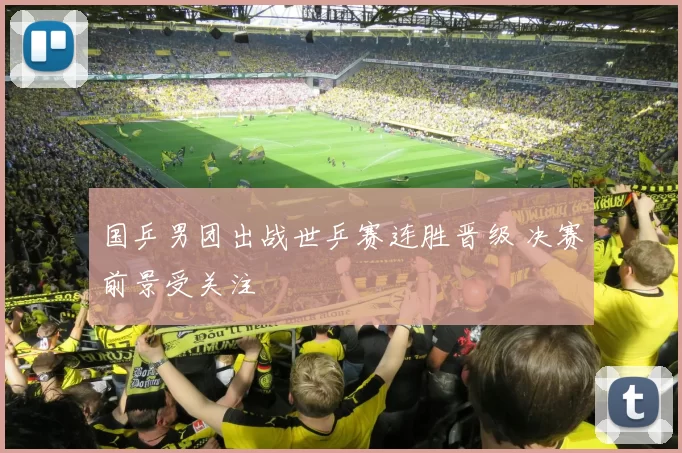 国乒男团出战世乒赛连胜晋级 决赛前景受关注